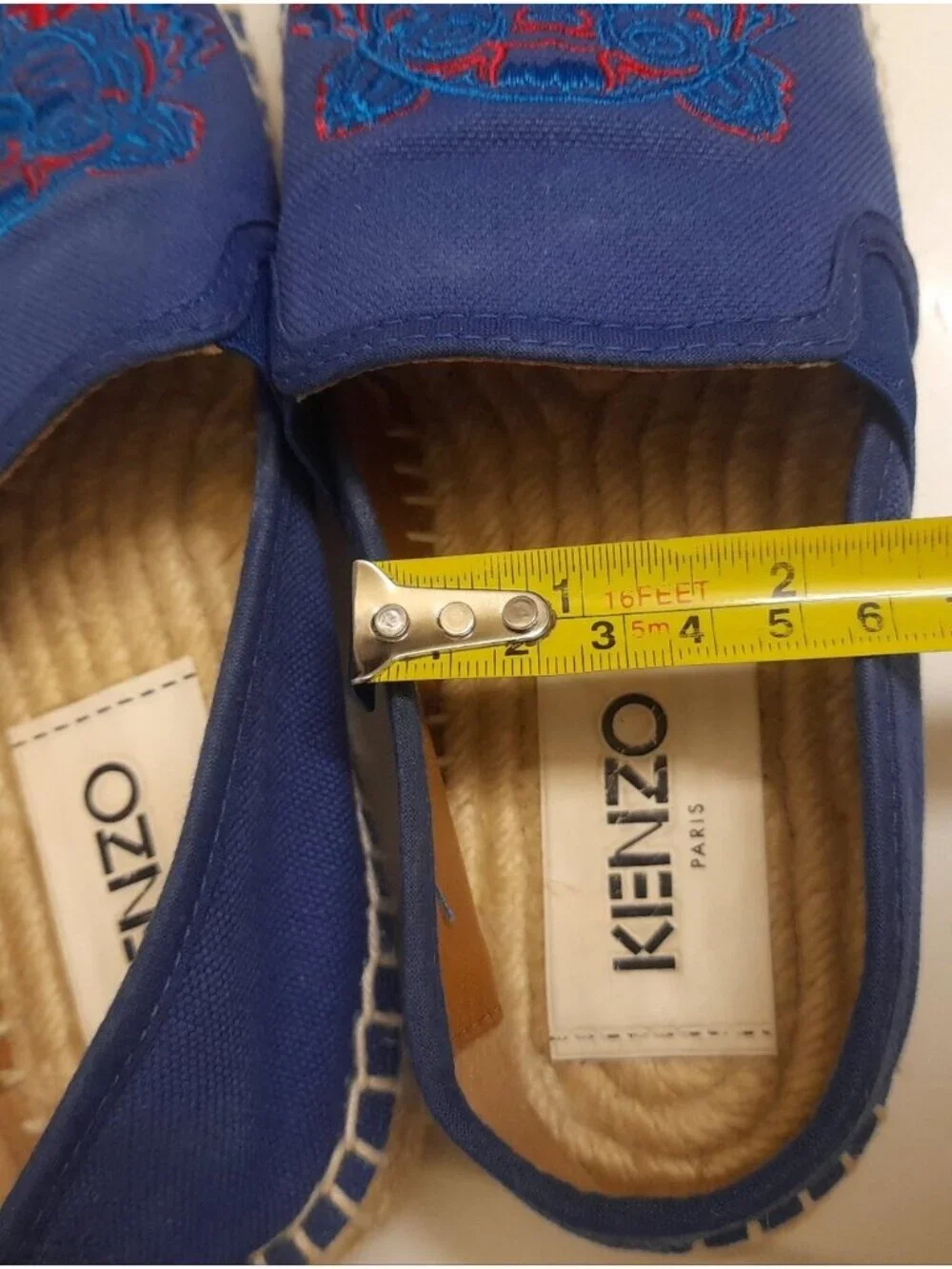 Kenzo Paris Navy Tiger Espadrilles